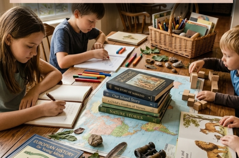 Wondering what living books are and whether a book qualifies? This guide breaks down the Charlotte Mason homeschool books philosophy with real examples and a simple checklist.